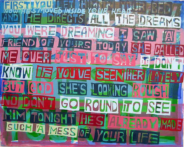  Have you seen her lately , 2011
Acrylic on canvas
24 x 30 inches