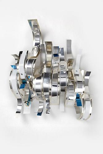 Sharon Louden, Merge (2011)
Aluminum, Screws And Hot Glue
Dimensions Variable