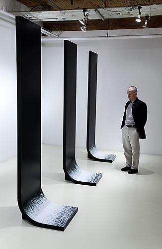 5 SCULPTURAL ELEMENTS | INSTALLATION VIEW II | PEAK GALLERY TORONTO | LAMINATED PLYWOOD, LAMBDA PRINTS | 227 X 61 X 46 CM EACH | 2009