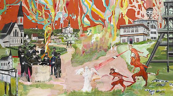 <i>WE BUILD THE WORLDS INSIDE OUR HEADS</i> Scott Anderson, Todd Hebert, Elizabeth Huey, Daniel Rich, Alexia Stamatiou