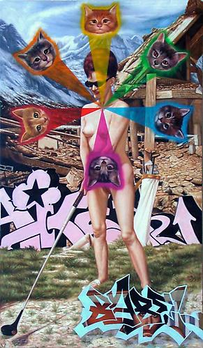Britt Ehringer
Don’t Mess with Texas, 2008
Oil on canvas
84 x 48.5 inches