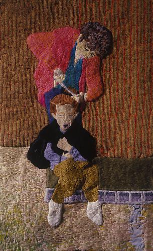Darrel Morris
Homemade Hair Cut   2007
Embroidery and applique
14.5 x 9 in