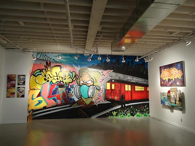 Mural, Various Artists & Exhibition Attendees