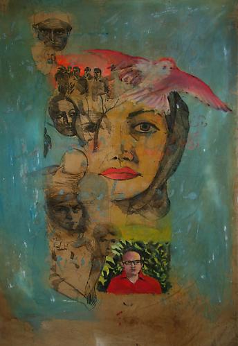 Red   2009
Mixed media on canvas
67 x 53 in / 170 x 135 cm