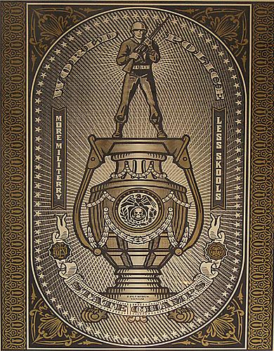Shepard Fairy
State Champs, 2008
Multi-media print
39.5 x 27 inches