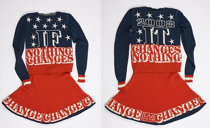 If Nothing Changes, It Changes Nothing, 2008
Wool