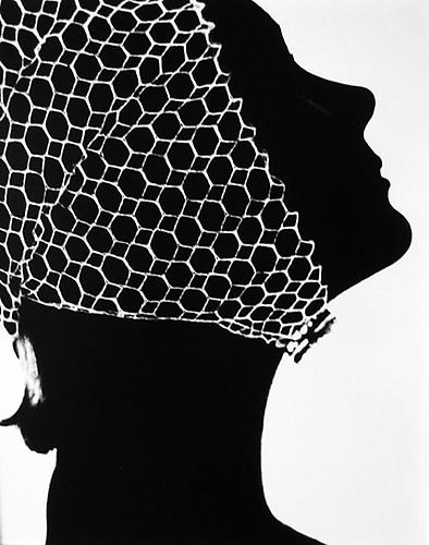 Mesh Hat
circa 1950's
gelatin silver print