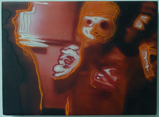 Film II, 2011
C-print, acrylic and resin on panel
7 1/2 x 10 inches