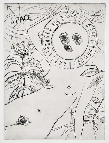  Mie with Tobacco and Space 
Andrew Guenther, 2011
etching
8 x 6 inches