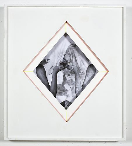  Honey , 2011, transfers, graphite on paper in custom frame, 27 x 24 inches