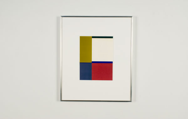 Daniel Robert Hunziker, Neue Wege in die Alte Zeit, 2009
book-jacket inlay, 16.5 x 13.8 inches framed