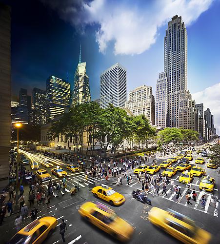 New York Public Library, 5th Avenue 
2011
Digital C-print