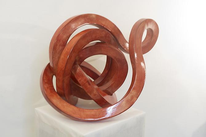 Warrior, 2013
Lacquer and aniline dye on poplar wood
20 x 27 x 16