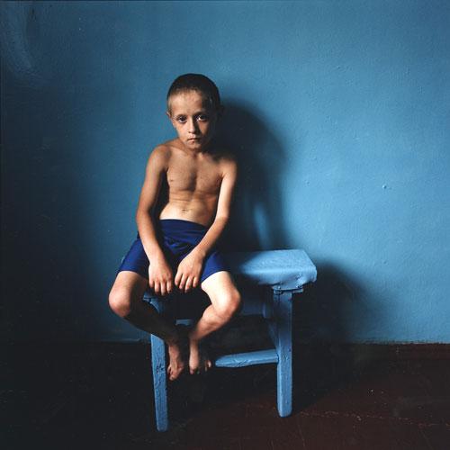  Boy on a Stool, Ukraine , 2006
C-Print
37 x 37 inches
Edition of 5