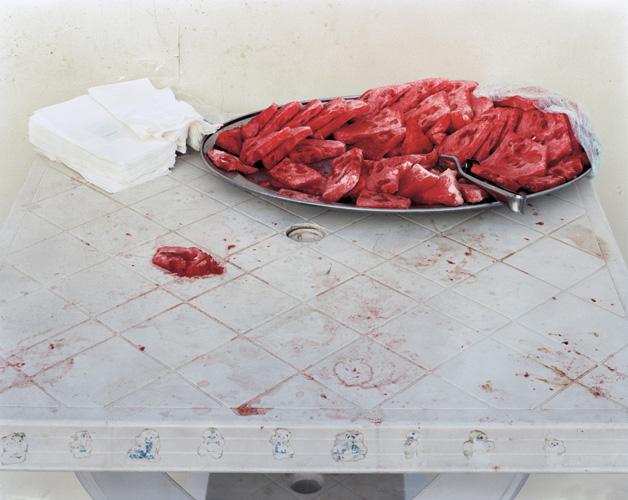  Watermelon , 2010
Chromogenic color print
40 x 34 inches (101.5 x 86.5 cm)
Edition of 5