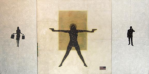 Insurgent, 2007
Mixed Media on canvas
48 x 96 inches