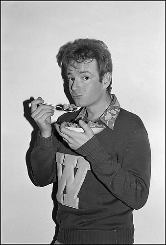Jackie Curtis, Corn Flakes, St. Marks Place
1979
Silver Gelatin Print
24 x 20 in.  Ed. 50