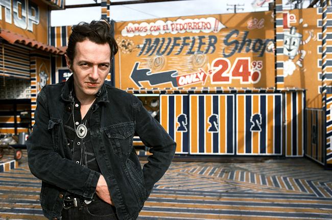 Kate Simon, joe strummer, LA, 1988