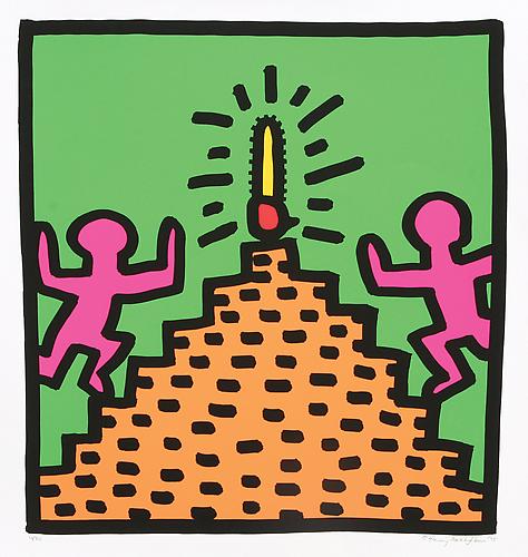 Keith Haring (Untitled, 1985), 1995
Screenprint on paper 
Edition of 50
22 x 24 inches