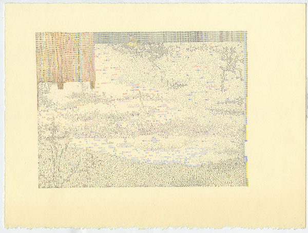 Alex Kvares, Chasing Rainbows Museum Diorama, Dollywood, Pigeon Forge, TN, 2009
Graphite and colored pencil on paper, 11 x 15 inches