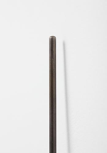  Lean , 2012, detail, steel, magnet, wall, edition of three