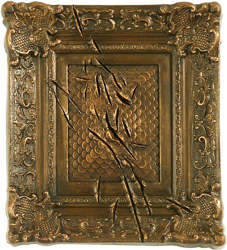 DONALD LIPSKI 
Untitled, 1997
Copper
20 x 18 x 2 inches
Edition of 8