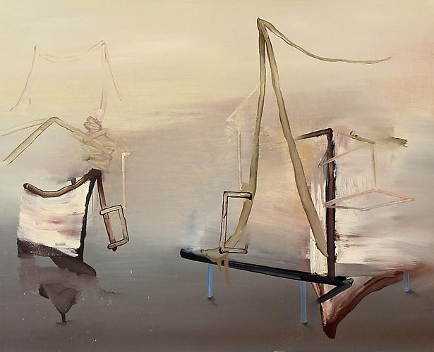 Untitled (Tents) | 24" x 30" | Oil on canvas | 2011