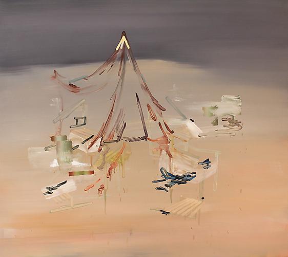 Memory Tent | 48" x 54" | Oil on canvas | 2011