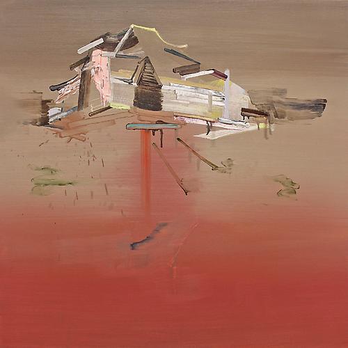 For the Sparrows | 30" x 30" | Oil on canvas | 2011