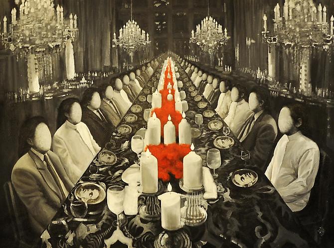Untitled (2012)  -  Enquire 
Oil on Canvas
150 x 200 cm
