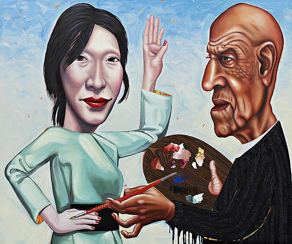 Alex Katz and Mie the Muse
Tom Sanford, 2011