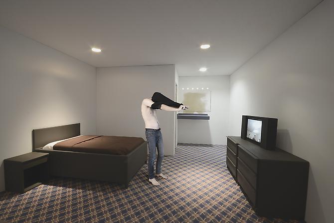 KRISTOPHER KARKLIN | MOTEL | DIGITAL PRINT | 36 X 54 INCHES | 2011