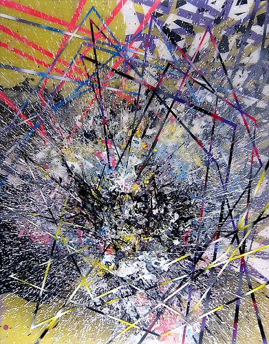 Legions, 2011
acrylic, mixed media, and resin on panel
32 x 25 inches