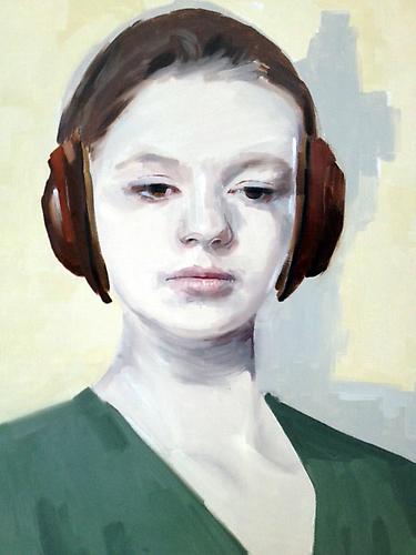 music-samheavenandthecometkings , 2012
Oil on canvas
24 x 20 inches