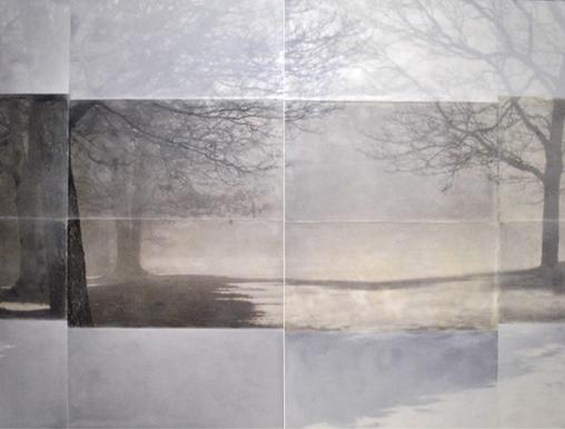 Open
48" x 64" diptych
encaustic on archival print mounted on wood
2011