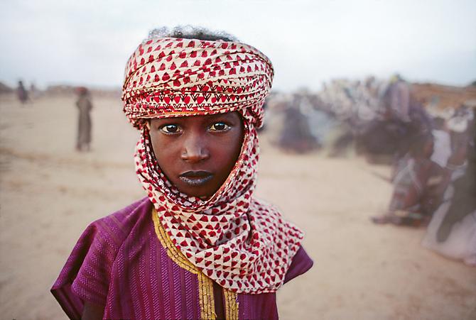 Boy in Red and White Scarf, The Sahel, Bamako, Mali, Africa
1988
C-type print on Fuji Crystal Archive paper