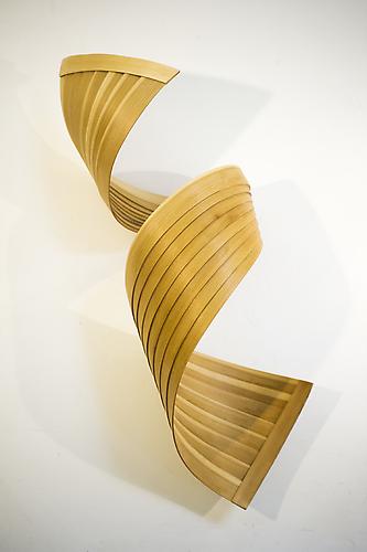 Phonic, 2013
Natural poplar wood
41 x 12 x 12 inches