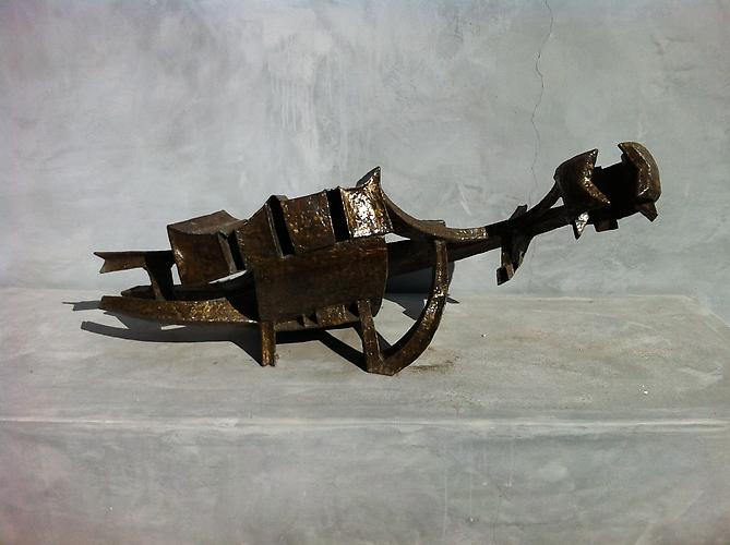 Celestial Probe, 1963
Welded brass 
19 x 42 x 21 inches