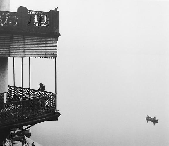 Untitled, (Monkey on Balcony/ 2 men in a boat)
1999
gelatin silver print
