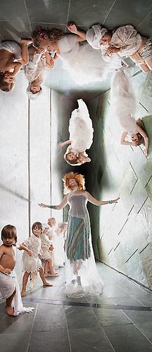 JONATHAN HOBIN | THE PIED PIPER | UV INK ON ALUMINUM  | 24 X 56 INCHES