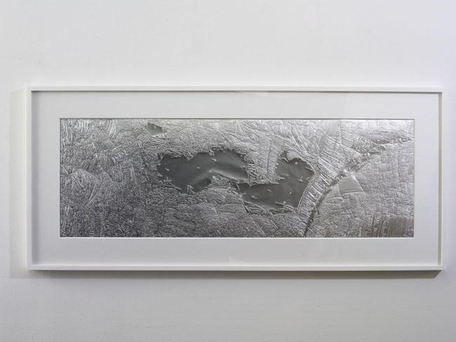 PreColumbian and PreClintonian, 2007
Drypoint on aluminum 
16 x 48 inches