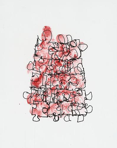 Puzzle 6, 2011
2 color lithograph (edition 6 of 35)
22 x 17 inches
$1,500 plus $310 frame