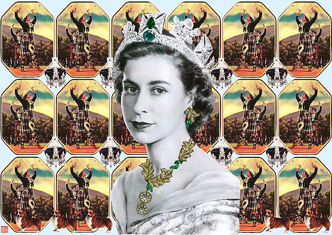 Not Just Any Queen (The Fairy Tale Continues Series) 2011
Mixed media
Edition of 8, 2 APs
16.5 x 23 in / 42 x 58.5 cm