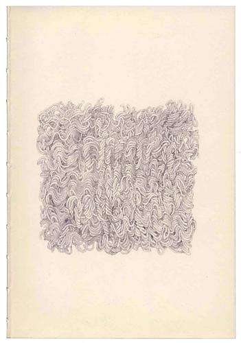 Untitled (Ramen), ballpoint on paper, 8 x 5.55 inches