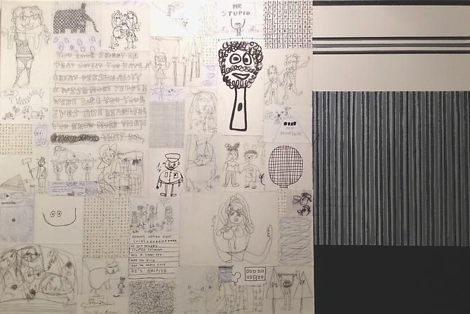 Tad Lauritzen Wright
Remix
48" x 60"
acrylic on woven canvas
2012