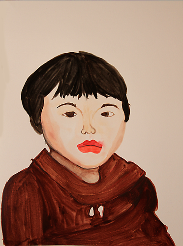 Mie, age 4
Rudy Shepherd
watercolor on paper
9 x 12 inches