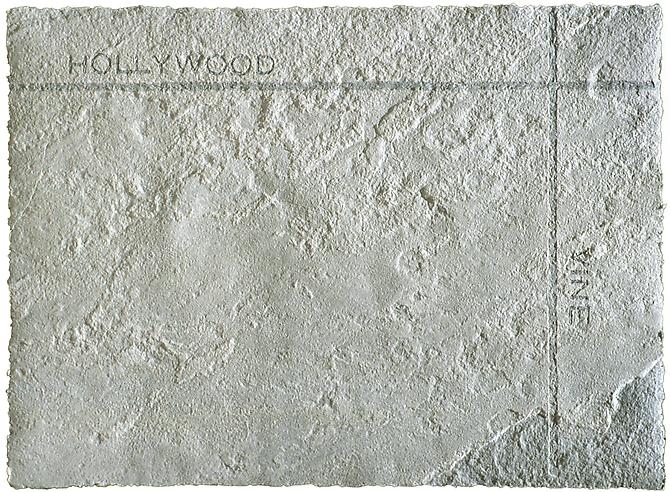 ED RUSCHA
Petroplots Suite: Sunset | PCH, 2001
Mixografía® print on handmade paper
24 x 32 inches
Edition of 75