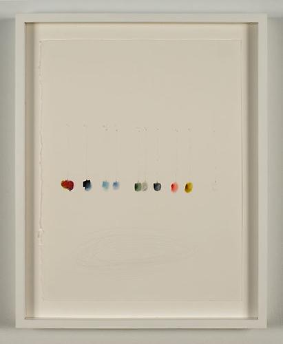 Eduardo Santiere, In the right time, in the right place, 2009
Graphite and colored pencil on paper, scratching, 15 x 11.3 inches