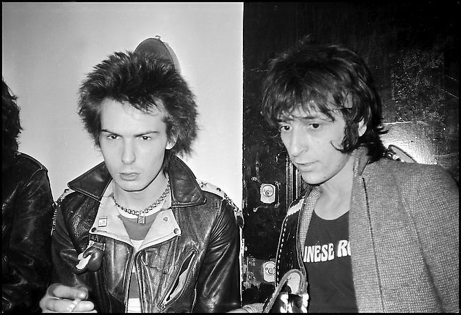 Sid Vicious and Johnny Thunders, backstage at Blondie show at the Palladium
1978
Silver Gelatin Print
16 x20 in.
Ed. 25