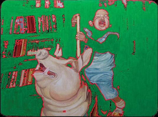 Kathy Grayson
Squealer, 2008
Acrylic on canvas